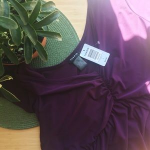 Torrid - NWT Cinch Front Plum Babydoll Top Size 3x